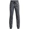 Under Armour Boys Brawler 2.0 Tapered Pants , Pitch Gray (012)/White , Large view 1