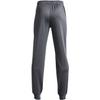 Under Armour Boys Brawler 2.0 Tapered Pants , Pitch Gray (012)/White , Large view 3