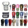 Ringside Apex Flash Sparring Gloves, IMF-Tech Synthetic Boxing Gloves with Secure Wrist Support, Ideal for Men and Women, White and Black, 18 oz view 1