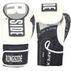 Ringside Apex Flash Sparring Gloves, IMF-Tech Synthetic Boxing Gloves with Secure Wrist Support, Ideal for Men and Women, White and Black, 18 oz view 2