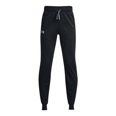 Under Armour Boys Brawler 2.0 Tapered Pants , Black (001)/White , X-Small