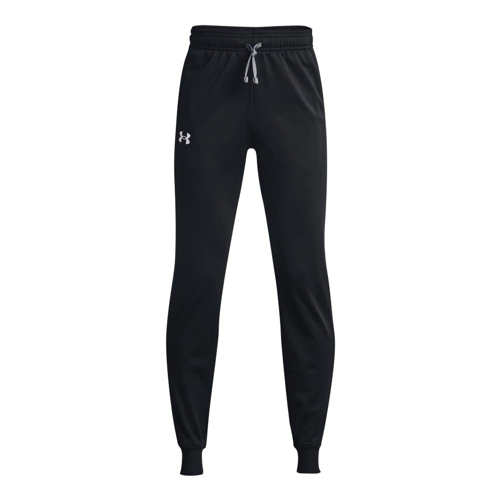 Under Armour Boys Brawler 2.0 Tapered Pants , Black (001)/White , X-Small