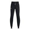 Under Armour Boys Brawler 2.0 Tapered Pants , Black (001)/White , X-Small view 1