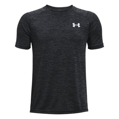 Under Armour Boys Tech 2.0 Short-Sleeve T-Shirt , Black (001)/White , Large