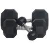 Fitness First Rubber Hex Dumbbell Pairs, 60 lbs view 1