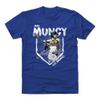 500 LEVEL Max Muncy Shirt (Cotton, XX-Large, Royal Blue) - Max Muncy Base WHT view 1