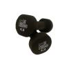 Fitness First Neoprene Dipped Dumbbells (Pairs), Black, 4 view 1
