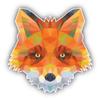 Geometric Fox Animal Polygonal Vinyl Sticker Decal Design