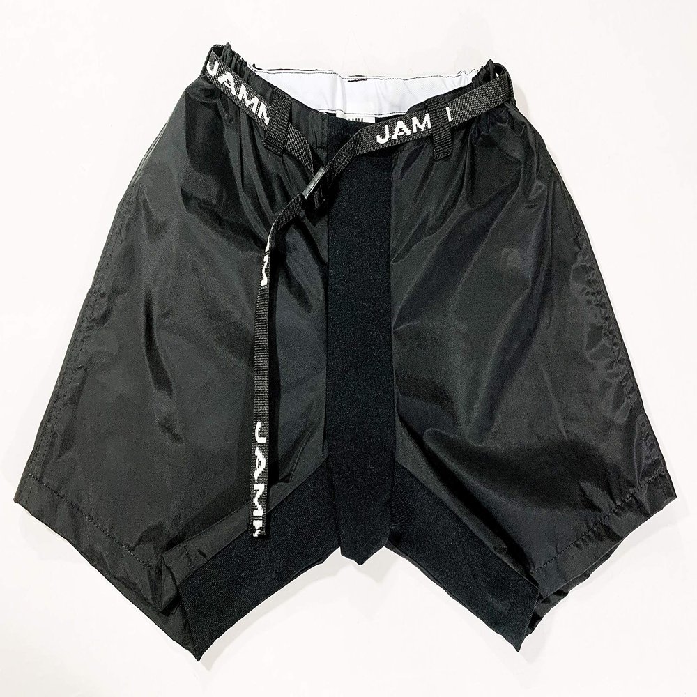 JAMM J50 Hockey Pant Shell (Black, Jr Tall (5'7" Tall or 170cm))