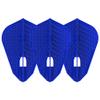 LSTYLE Dart Flights: L9d PRO Fantail - Dimple Texture - for Soft Tip and Steel Tip Darts - 2 Pack Blue view 3