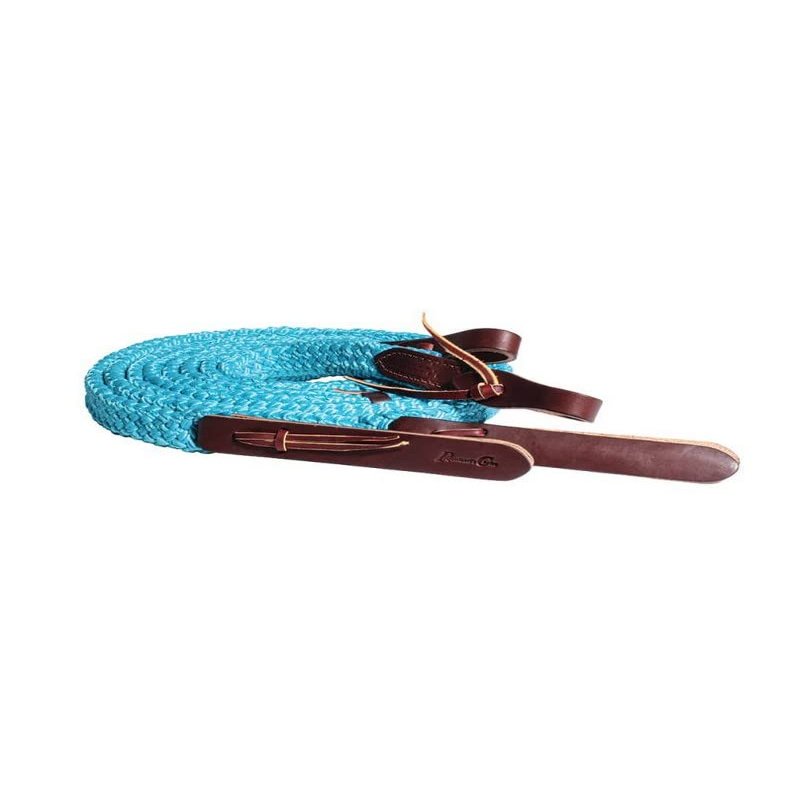 Pro Choice Quiet Control Split Reins Turquoise