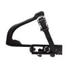 Exustar E-PS817-C8 1-Side SPD Clipless Indoor Exercise Pedals + Toe Clips Black view 3
