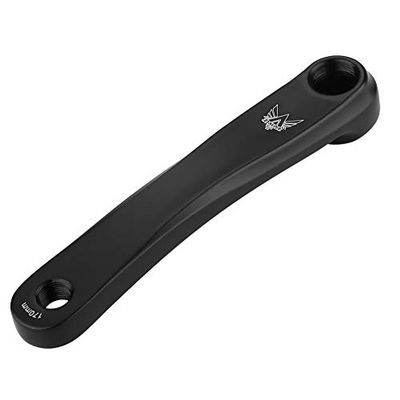 Ejoyous Bikes Crank Arm, Aluminium Alloy Bicycles Left Hand Single Chain Crank Arm Pedal Crank Bar Replacement for Mountain Road Bikes Crankset, Black