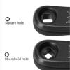 Ejoyous Bikes Crank Arm, Aluminium Alloy Bicycles Left Hand Single Chain Crank Arm Pedal Crank Bar Replacement for Mountain Road Bikes Crankset, Black view 4