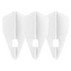 LSTYLE Dart Flights: L8 PRO Bullet - Two Pack - for Soft Tip and Steel Tip Darts - White view 3