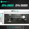 Powr Labs Bike Mat Compatible with Peloton, Treadmill, Exercise Equipment, Elliptical, Walking Pad, Indoor Bike Trainers, Home Gym Workout - Protects Hardwood Floors and Carpet view 4
