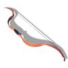 MILAEM Traditional Longbow Handmade Takedown Recurve Bow and Arrow Set 20 Lbs Takedown Recurve Horsebow Mongolian Bow with 3 Pcs Wooden Arrow for Target Shooting Hunting (Brown Set, 20 Lbs) view 4