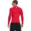 Under Armour Men's Armour HeatGear Compression Long-Sleeve T-Shirt , Red (600)/White, 3X-Large view 2