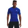 Under Armour Men's Armour HeatGear Compression Short-Sleeve T-Shirt , Royal Blue (400)/White, Small view 1