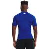 Under Armour Men's Armour HeatGear Compression Short-Sleeve T-Shirt , Royal Blue (400)/White, Small view 2