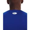 Under Armour Men's Armour HeatGear Compression Short-Sleeve T-Shirt , Royal Blue (400)/White, Small view 4
