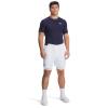 Under Armour Men's Armour HeatGear Compression Short-Sleeve T-Shirt , Midnight Navy (410)/White, Large view 3