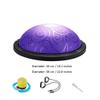 Yoga Balance BallHalf Ball Balance Trainer With Straps Yoga Balance Ball Anti Slip For Core Training Home Fitness Strength Exercise Workout Gym Diameter: 46/58cm view 2