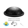 Yoga Balance BallHalf Ball Balance Trainer With Straps Yoga Balance Ball Anti Slip For Core Training Home Fitness Strength Exercise Workout Gym Diameter: 46/58cm view 2
