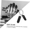 BESPORTBLE 4pcs 28mm Dumbbell Barbell Clamps Spring Clip Collars for Powerlifting Cross Fit Weightlifting Gym view 3