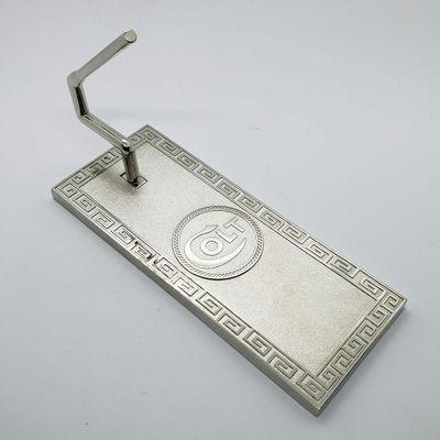 Tek_Tactical 1911 Gun Stand Full size Or Compact size Colt Metal Gun Stand Nickel For Any Gun