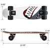 KO-ON Skateboard Complete Skateboards 22 Inch Mini Cruiser Skateboards for Beginners Kids Boys and Girls (Shark) view 2