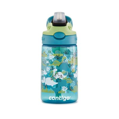 Contigo Kids Straw Water Bottle with AUTOSPOUT Lid 14oz. Dinos