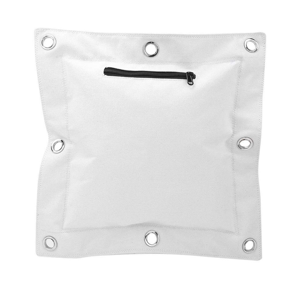 Wall Sailcloth Punch Empty Sand Bag,Wall Punch Sand Bag Target with Zipper for Wing Chun, Boxing Muay and Thai (Large) for Combination Fitness Products