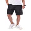 BACKBONE Mens Army Tactical Military BDU Camouflage Shorts Work Fishing Camping Casual Cargo Shorts (Black,Size 36) view 2
