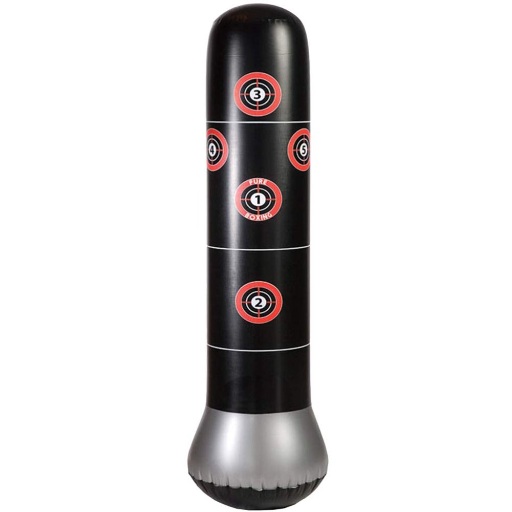 BESPORTBLE Kickboxing Bag Stand Inflatable Heavy Bag Standing Fitness Tool for Relieving Pressure Body