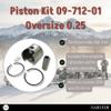 Asaki Piston Kit 09-712-01 3083842 Oversize 0.25 Compatible with Polaris 500 Snowmobile Indy 500 Trail view 2