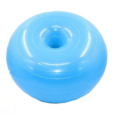 SH-PH Yoga Ball Exercise Donut Yoga Ball Workout Core Training Stability Ball for Yoga Pilates Balance Training with Inflatable Pump, Diameter: 50 Cm / 19.7 Inch (Color : C)
