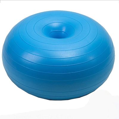 SH-PH Yoga Ball Exercise Donut Yoga Ball Workout Core Training Stability Ball for Yoga Pilates Balance Training with Inflatable Pump, Diameter: 50 Cm / 19.7 Inch (Color : E)