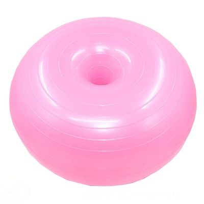 SH-PH Yoga Ball Exercise Donut Yoga Ball Workout Core Training Stability Ball for Yoga Pilates Balance Training with Inflatable Pump, Diameter: 50 Cm / 19.7 Inch (Color : B)