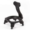 SH-PH Yoga Ball Chair Office Fitness Ball Chair with Backrest - Includes Exercise (Color : A) view 1