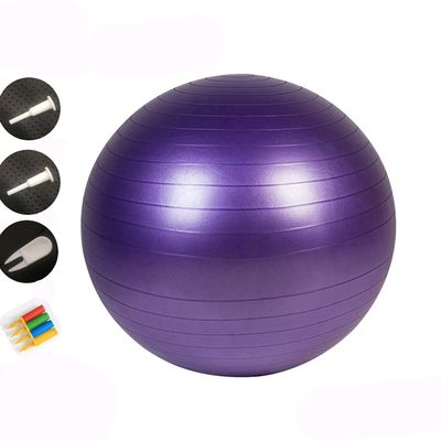 SH-PH Yoga Exercise Ball Anti-Burst Anti-Slip Birthing Ball Perfect for Yoga Pilates Core Training Physical Therapy Office Home Gym65/75cm (Color : A, Size : 65CM)