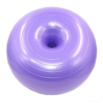 SH-PH Yoga Ball Exercise Donut Yoga Ball Workout Core Training Stability Ball for Yoga Pilates Balance Training with Inflatable Pump, Diameter: 50 Cm / 19.7 Inch (Color : A)