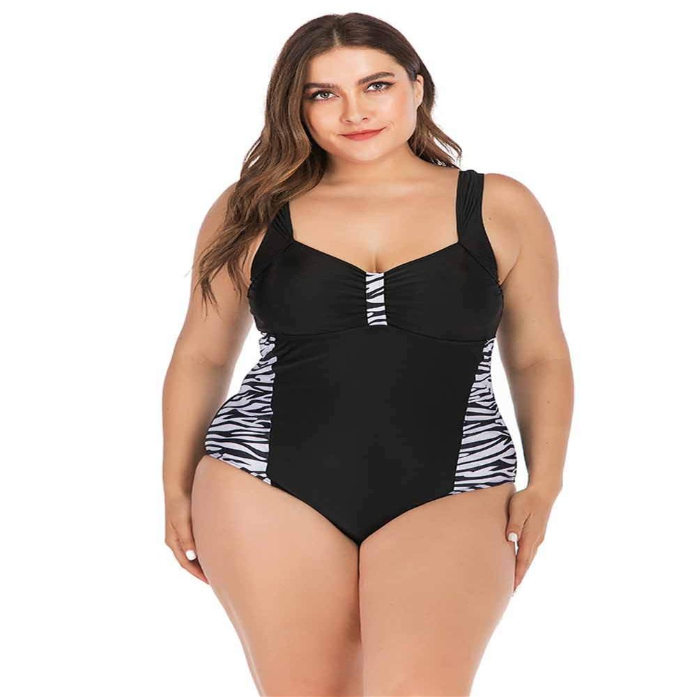 EaGo Women's Plus Size Twist Front Wireless Tankini Swim Tankini Set Tummy Control