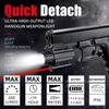 COSMOING Rail Mounted Pistol Red Laser Light Combo (Laser Sight Combo) & 600 Lumen Strobe Pistol Flashlight Rail Mount Gun Flashlight with Quick Release for Pistols Handguns,Gun Light,Pistol,Rifles view 2