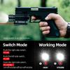 COSMOING Rail Mounted Pistol Red Laser Light Combo (Laser Sight Combo) & 600 Lumen Strobe Pistol Flashlight Rail Mount Gun Flashlight with Quick Release for Pistols Handguns,Gun Light,Pistol,Rifles view 4