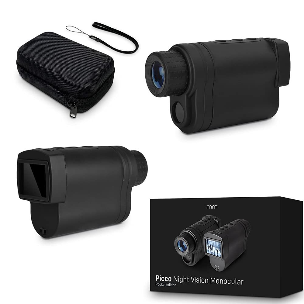 Mikamax  mm Picco Night Vision Monocular  Monocular for Hiking Birdwatching Hunting Camping Wildlife, Nature