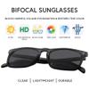 VITENZI Bifocal Sunglasses for Men and Women Designer Reading Sun Tinted Glasses with Readers - Trento in Gray 1.50 view 3