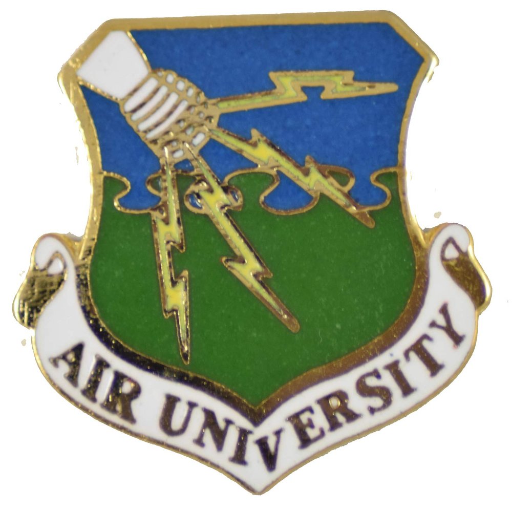AIR UNIVERSITY LAPEL PIN OR HAT PIN - Size 1 1/8" - VETERAN OWNED BUSINESS