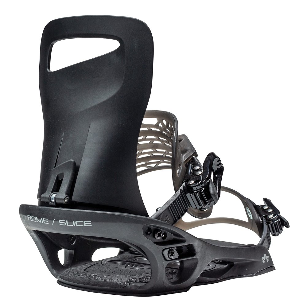 Rome Snowboards Mens Slice Snowboard Binding - 2022/2023 Black | Medium/Large