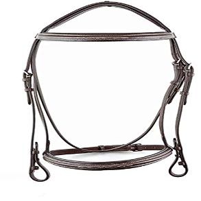 Grewal Equestrian Arnold IV Square Raised Hunter Bridle, English Horse Tack